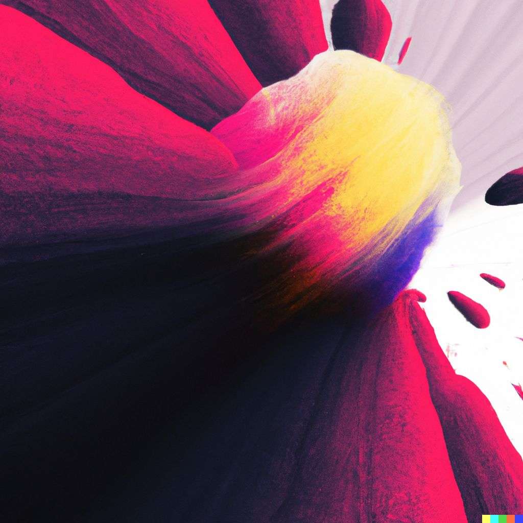 the discovery of gravity, digital art made from colorful gradients, airbrush